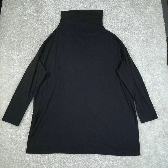 Free People We The Free Bella Vista Tunic Top Black Oversized - Picture 4 of 14